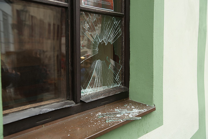 A2B Glass are able to board up broken windows while they are being repaired in Ely.